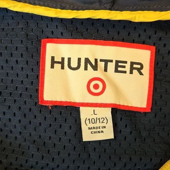 Hunter Navy/Yellow Lightweight Full Zip Vest, Unisex Kids Large, NWT - Picture 6 of 11